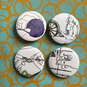 Knitting Crochet Handmade Buttons